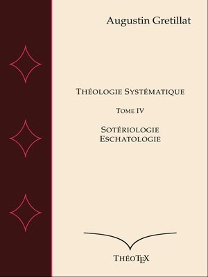 cover image of Théologie Systématique, Tome IV
